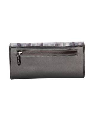Esbeda Grey Color Printed Fusion wallet For Women 7