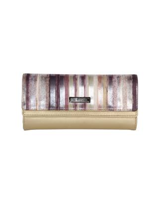 Esbeda Gold Color Printed Fusion wallet For Women 2