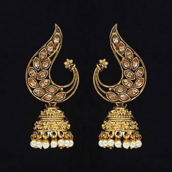 Gold jhumkas 1