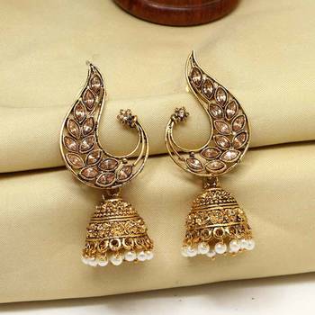 Gold jhumkas 2