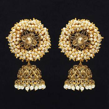 Gold jhumkas 1
