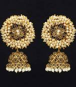 Gold jhumkas