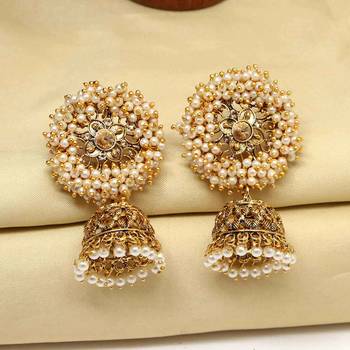 Gold jhumkas 2