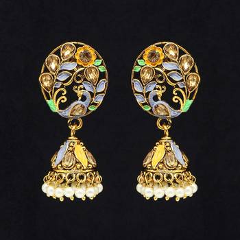 Grey jhumkas 1