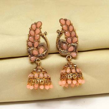 Pink jhumkas 2