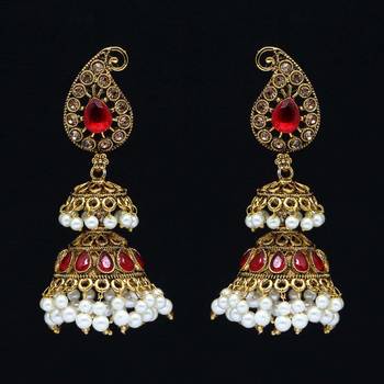 Pink Jhumkas 1