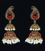 Pink Jhumkas