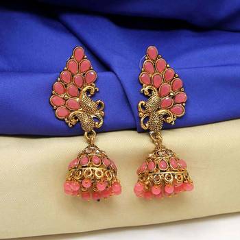 Pink jhumkas 2