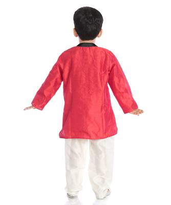 Silk Kurta With Applique Work 3
