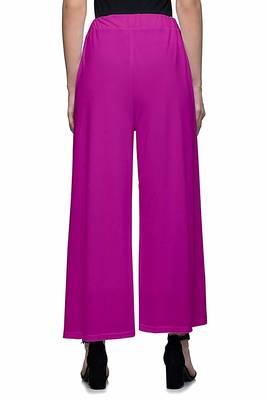 purple Rayon Palazzo For Women's 2