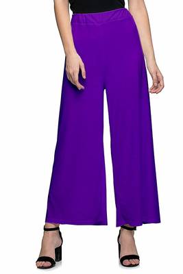 blue  Rayon Palazzo For Women's 1