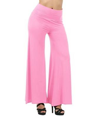 pink Rayon Palazzo For Women's 1