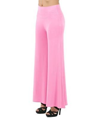 pink Rayon Palazzo For Women's 3