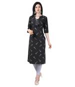 Elora Cotton Floral Printed Kurti for Women