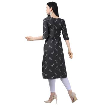Elora Cotton Floral Printed Kurti for Women 4