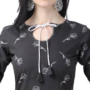 Elora Cotton Floral Printed Kurti for Women 5