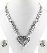 Designer Silver Plated Adjustable Charm Jewellery Long Set For women girl