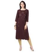 Elora Rayon Stone Work Kurti for Women
