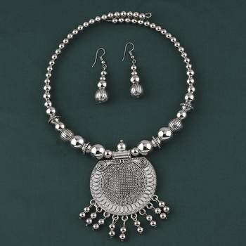 Oxidised Party Wear Pendant Set Jewellery For Girls Women 3