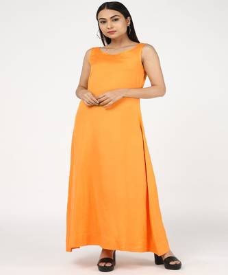 Blue Georgette Chikankari Shrug With Yellow Rayon Gown 6