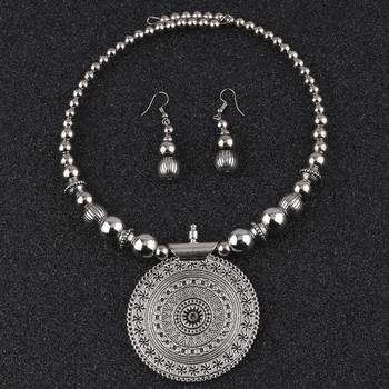 Oxidised Stylish Charm Pendant Set Jewellery For Girls Women 2