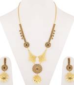Elegant Gold Plated Stylish Gold Diamond Jewellery Set For Women Girl