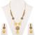 Elegant Gold Plated Stylish Gold Diamond Jewellery Set For Women Girl