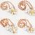Gold Plated Traditional Combo Rudraksh Mala Pendant For Men And Women-Set 4