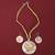 Stylish Party Wear Round Pendant Set For Girl Women
