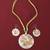 Stylish Party Wear Round Pendant Set For Girl Women