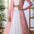White Embroidered Georgette Semi Stitched Lehenga