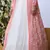 White Embroidered Georgette Semi Stitched Lehenga