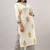 Women's Cotton Slub Buta Printed Straight Yellow & Grey Kurta Palazzo Set