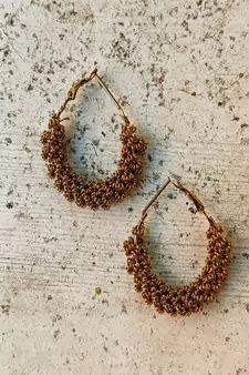 Gold Plated Hoop Earrings