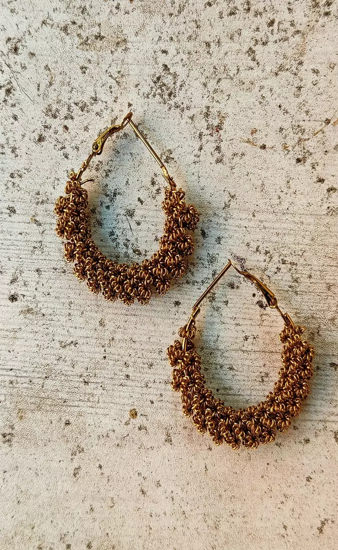 Gold Plated Hoop Earrings