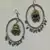 Silver Plated Oxidized Hoop Jhumki Earrings