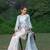 Firdous Eid Carnival EC 04  cream embroidered lawn unstitched pakistani suit
