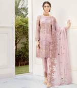 Ramsha Rangoon Volume 5 – Design 504  cream embroidered lawn unstitched pakistani suit