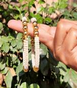 Set Of Two White Pearl Bangles