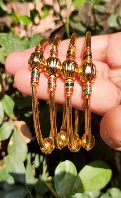 Set Of Four Bangles In Gold Color 2