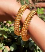Set Of Two Gold Bangles