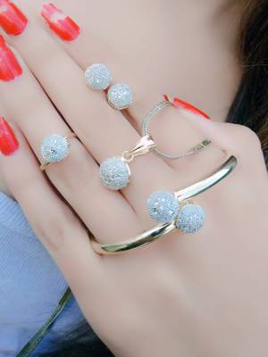 White diamond jewellery-combo 3