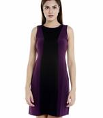 Black woven polyester maxi-dresses