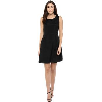 Black woven polyester maxi-dresses 4