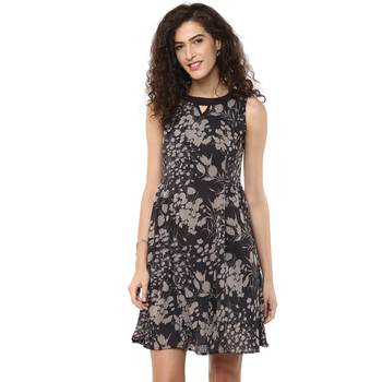 Multicolor woven polyester maxi-dresses 1