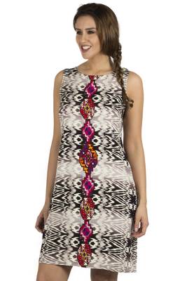 Multicolor woven viscose maxi-dresses 1