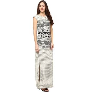 Multicolor woven viscose maxi-dresses 2