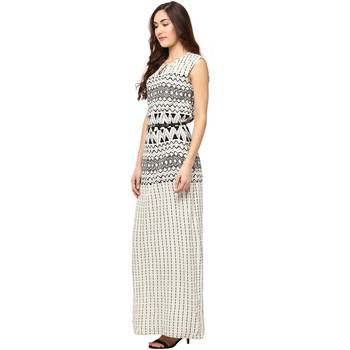 Multicolor woven viscose maxi-dresses 3