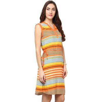 Multicolor woven viscose maxi-dresses 2