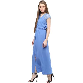 Blue woven polyester maxi-dresses 3
